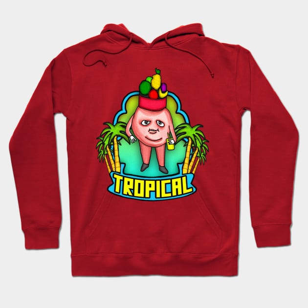 TROPICAL FRUIT Hoodie by BEAVERNIGHT